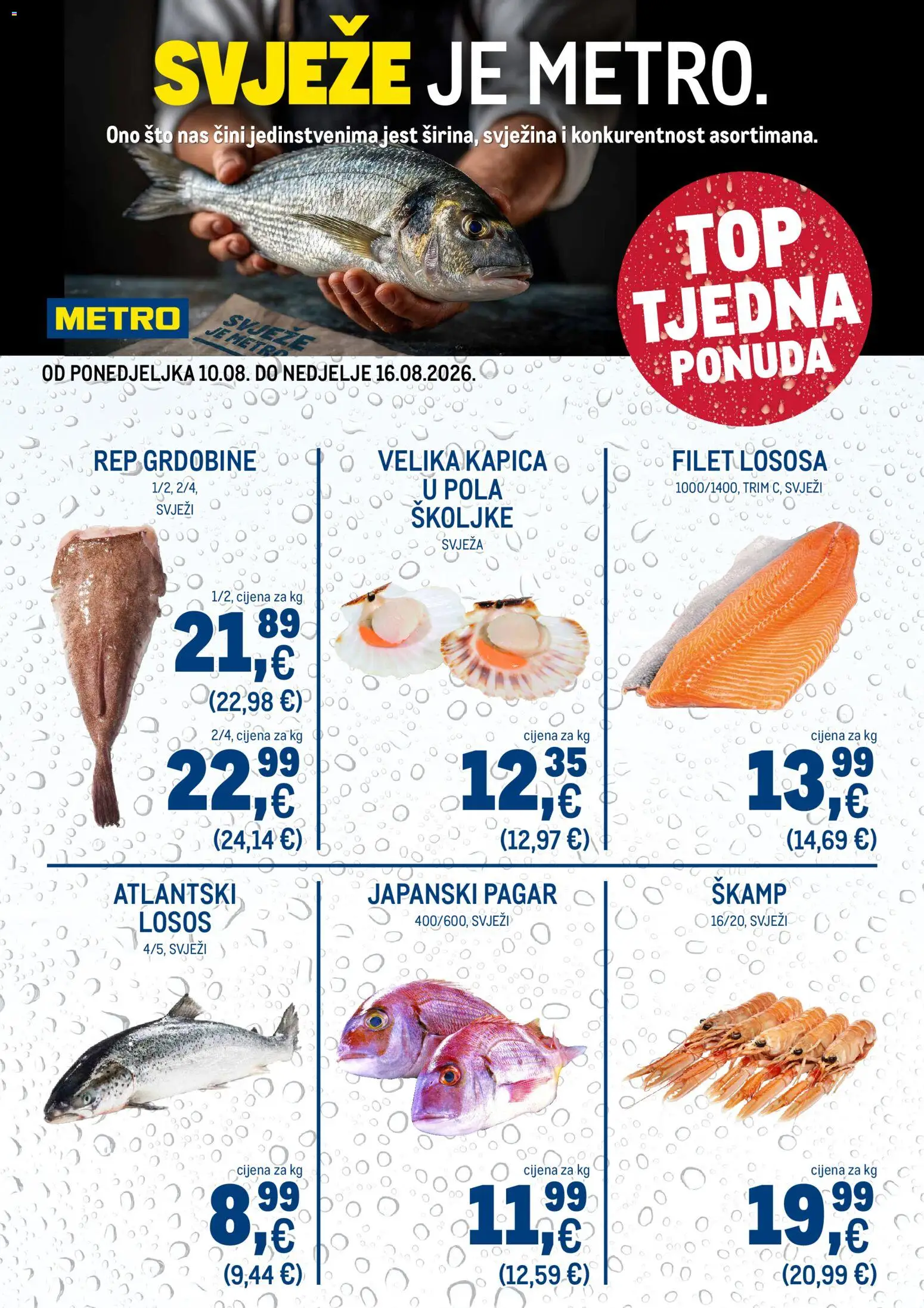 Metro katalog | vrijedi od 10.08.2026 | Stranica: 3 | Proizvodi: Losos, Filet lososa