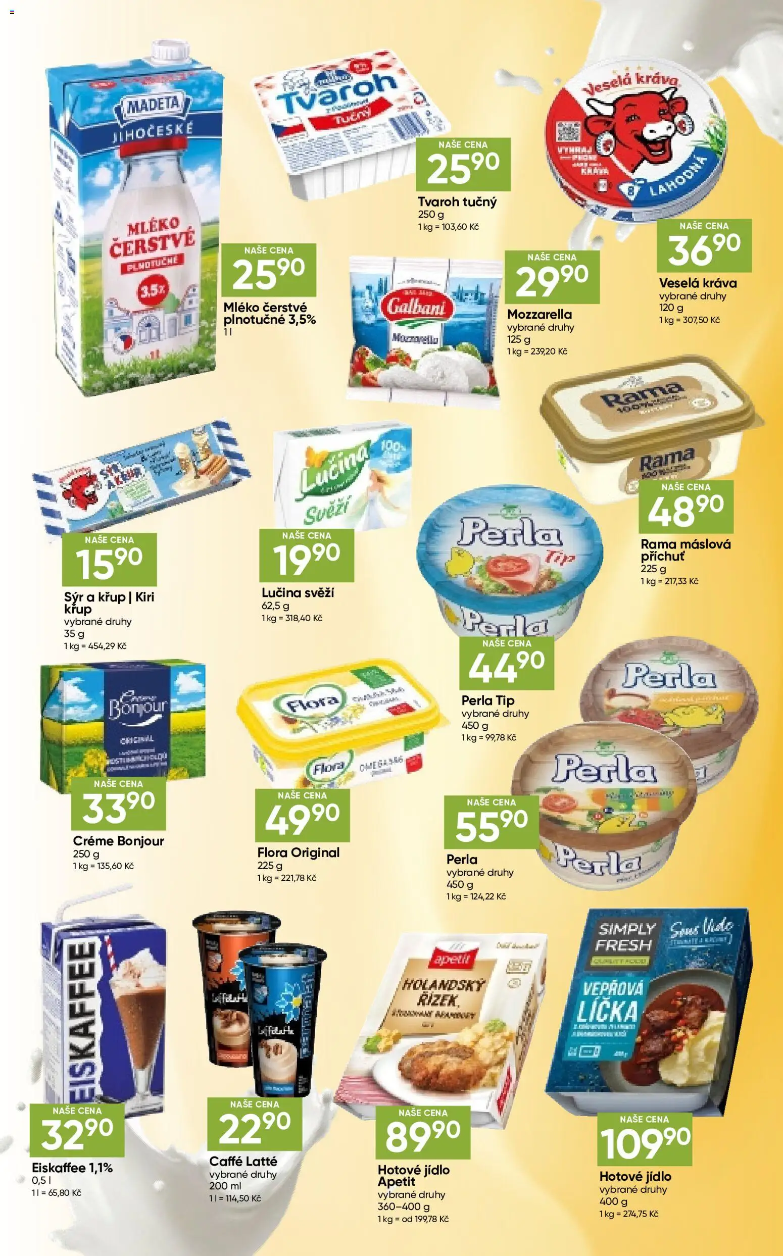 Hruška katalog od 04.08.2026 | Strana: 5 | Produkty: Mléko, Lučina, Eiskaffee, Tvaroh tučný