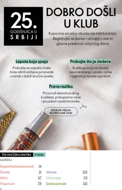Oriflame katalog Avgust 2026 - pregled Oriflame kataloga - važi od 05.08.2026 | Strana: 2 | Proizvode: Šminka
