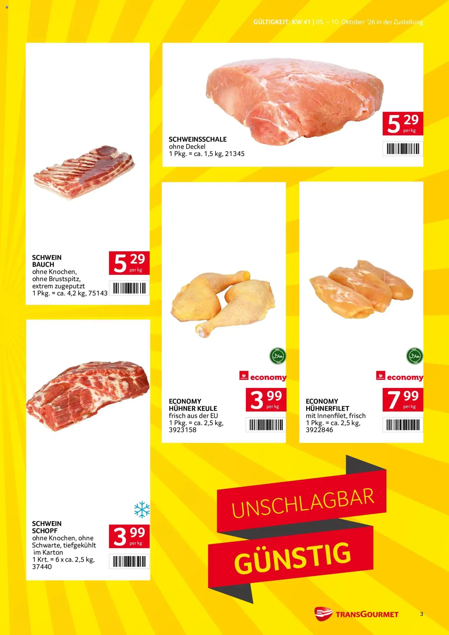 Transgourmet Zustellaktion gültig ab 05.10.2026 | Seite: 3