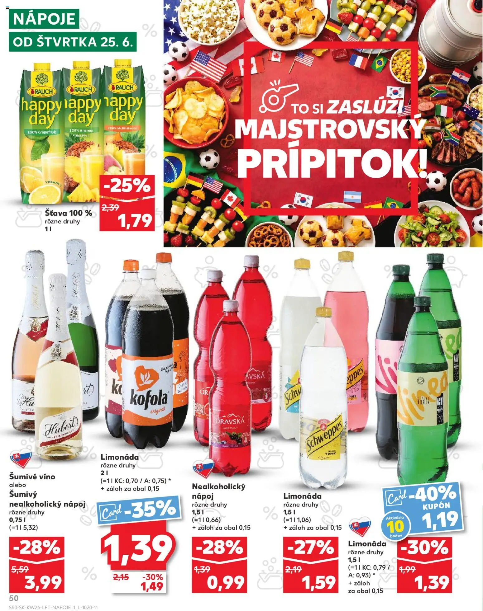 Kaufland SK akciós ujság - amely érvényes a következő dátumtól: 2026.06.25. | Oldal: 50