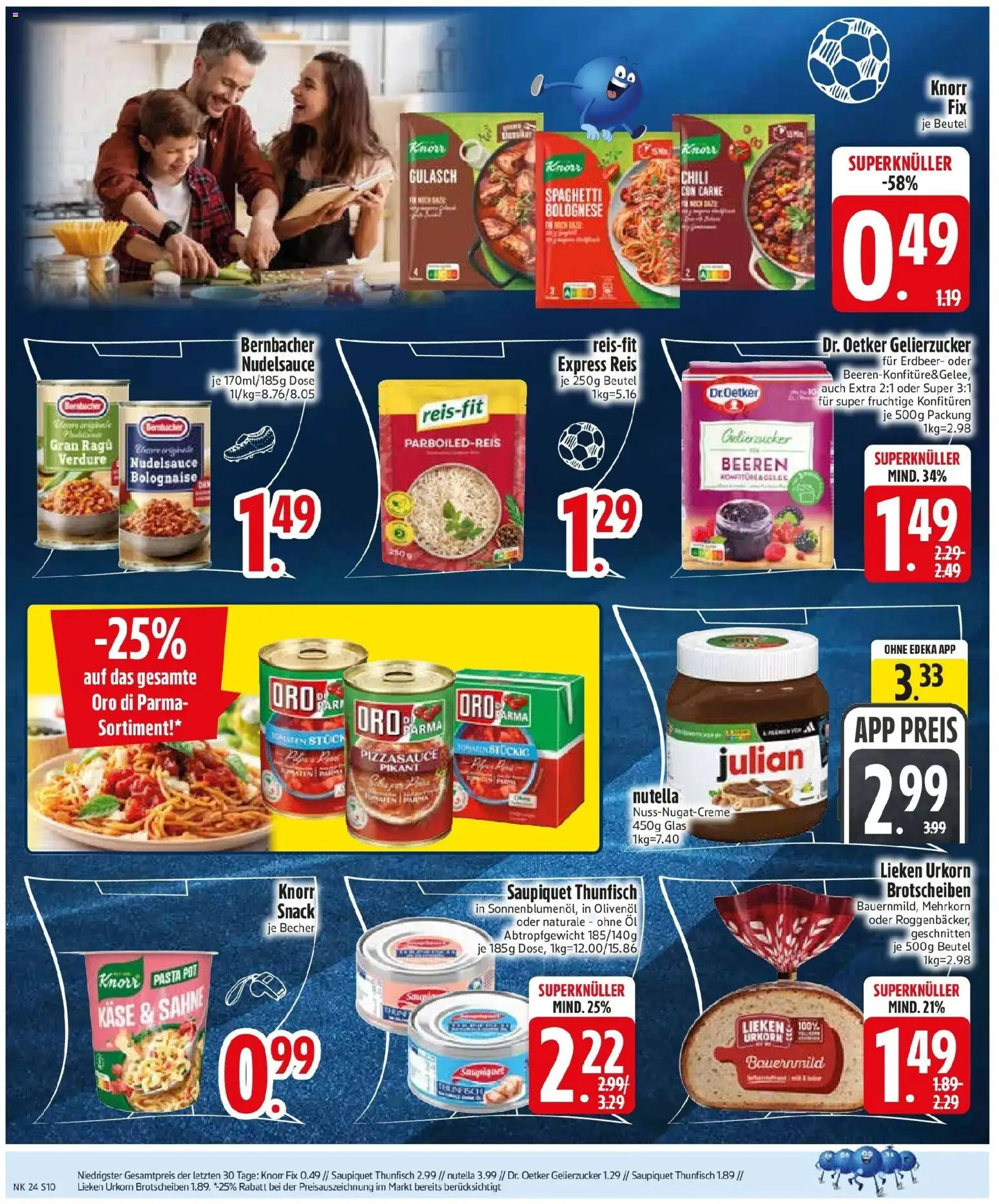 Edeka prospekt Neusäß-Steppach – gültig ab 08.06.2026 | Seite: 12 | Produkte: Thunfisch, Tomaten, Pasta, Reis