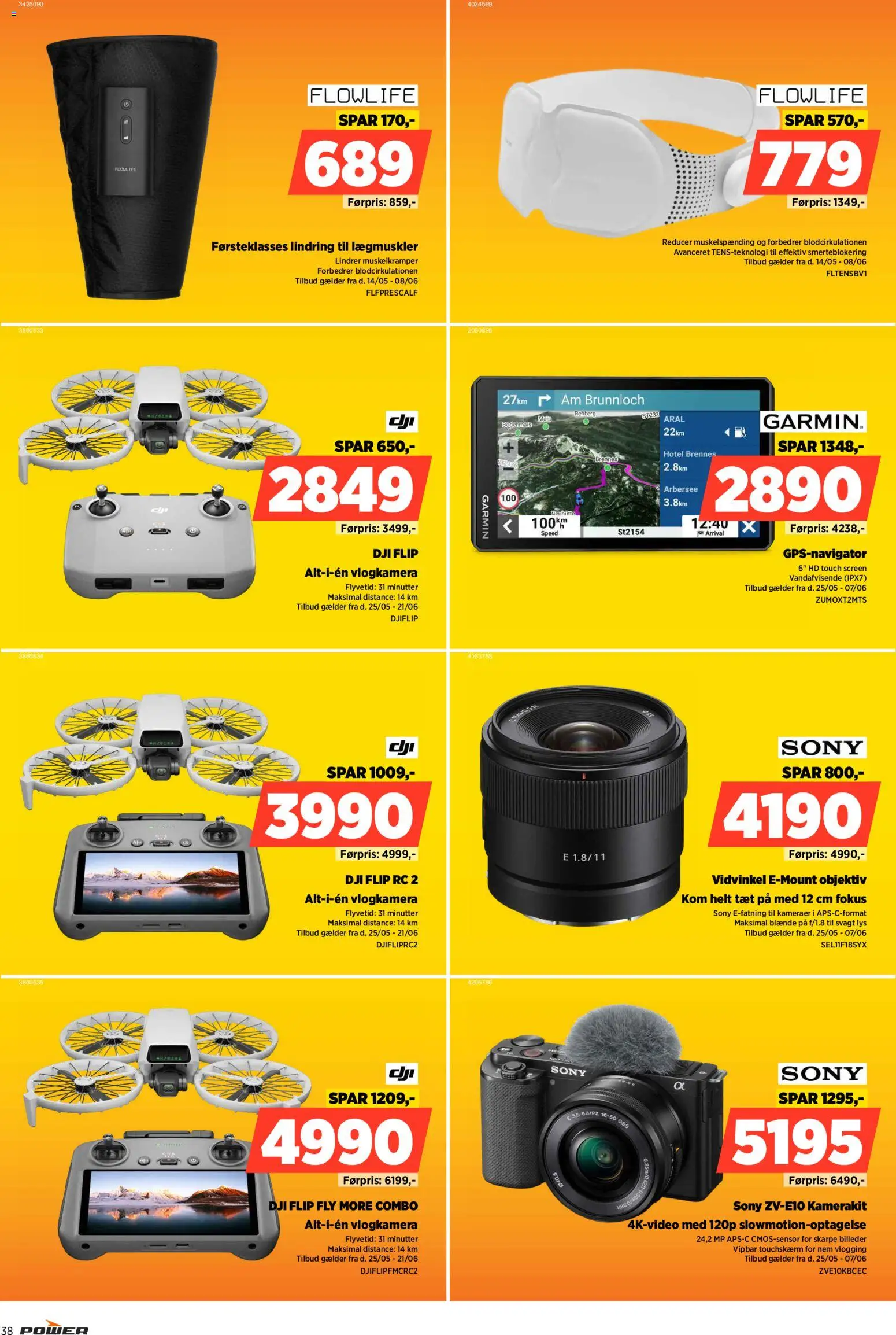 Power tilbudsavis – gyldig fra 22.05.2026 | Side: 38 | Produkter: Kameraer