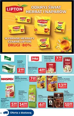 Pogląd oferty "Makro gazetka - Dystrybucja do sklepów" - ważna od 29.09.2026 | Strona: 26 | Produkty: Herbata czarna, Mięta, Kawa, Herbata