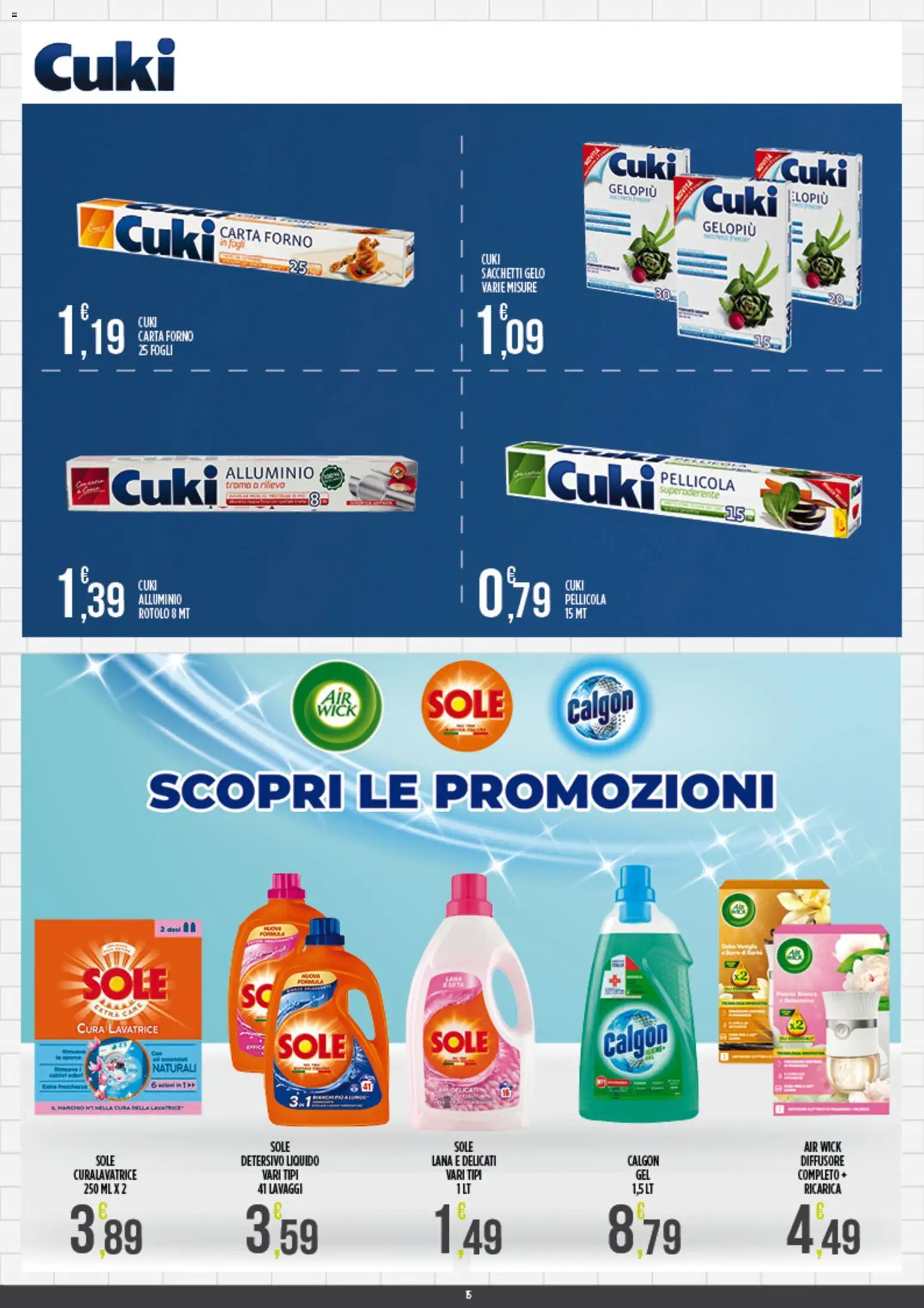 Volantino Euroesse del 07/09/2026 | Pagina: 15 | Prodotti: Lavatrice, Forno, Pellicola, Alluminio