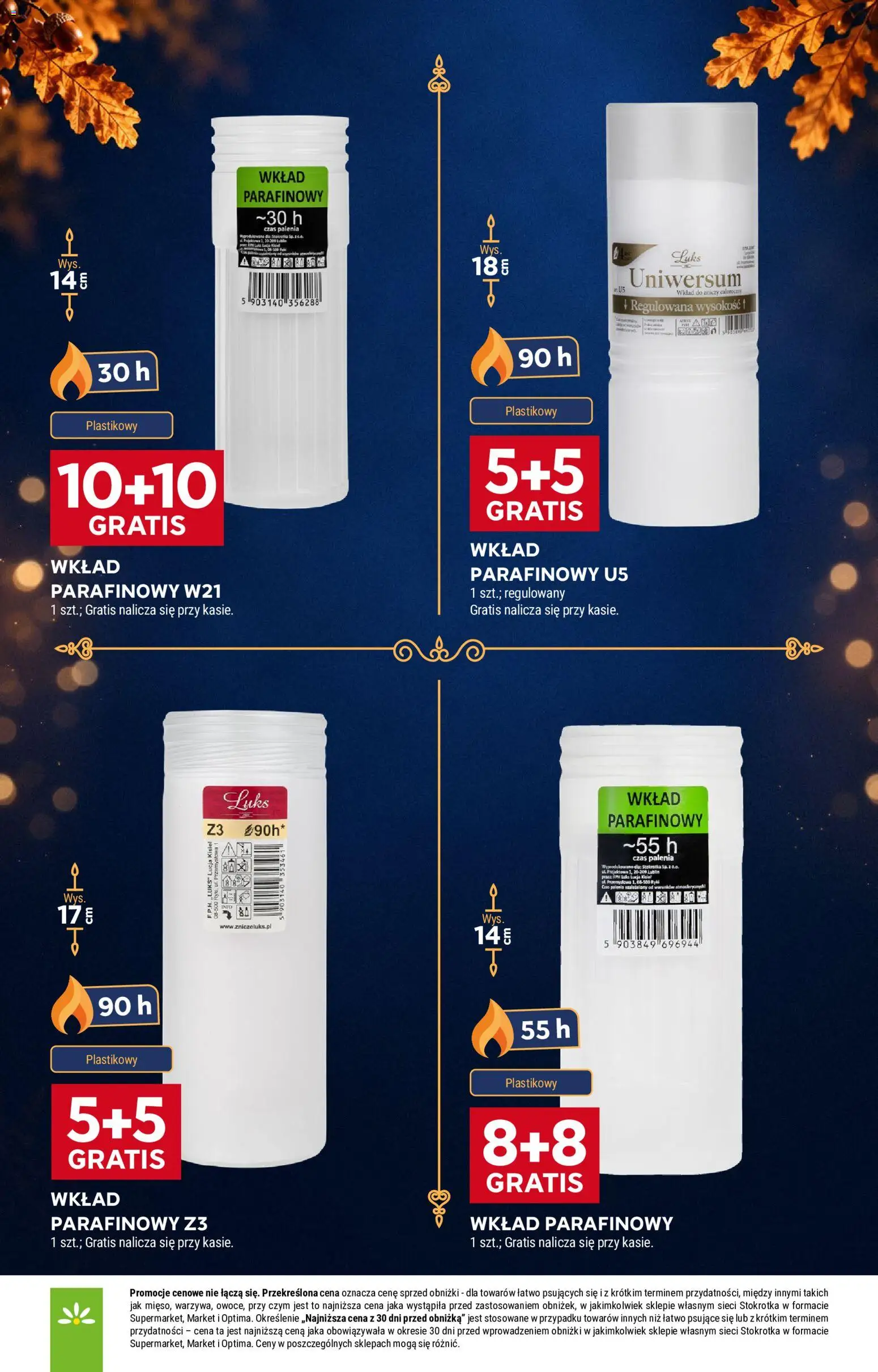 Stokrotka gazetka - Katalog Znicze od 29.10.2026 | Strona: 10 | Produkty: Stokrotka, Kisiel