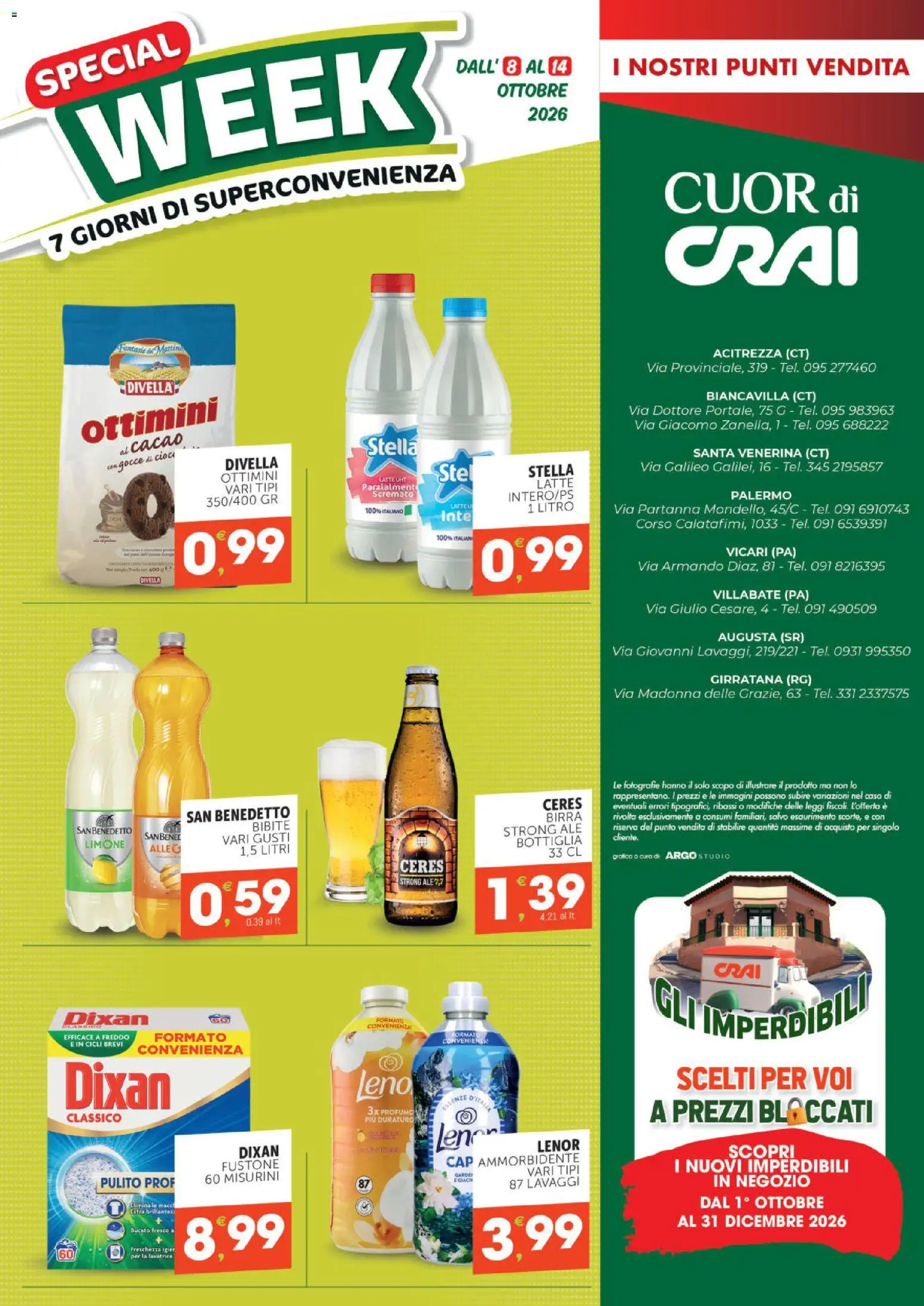 Volantino CRAI del 01/10/2026 | Pagina: 8 | Prodotti: Latte, Ceres, Bibite, Profumo