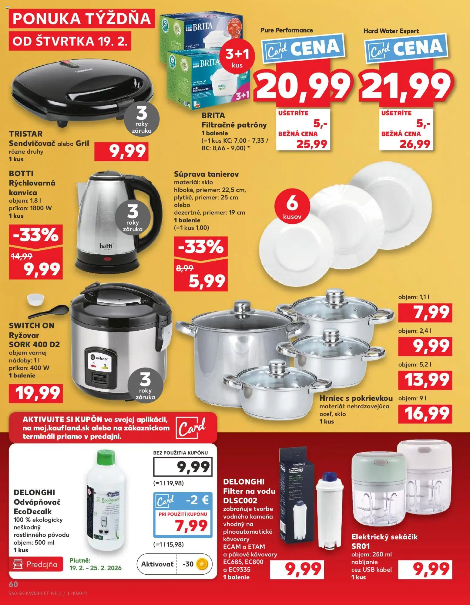 Kaufland SK akciós ujság - amely érvényes a következő dátumtól: 2026.02.19. | Oldal: 60 | Termékek: Kábel, USB