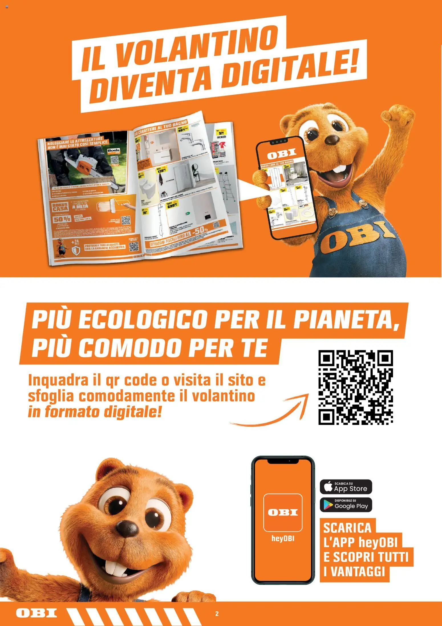 Volantino OBI del 10.06.2026 | Pagina: 2 | Prodotti: Tè, Bagno