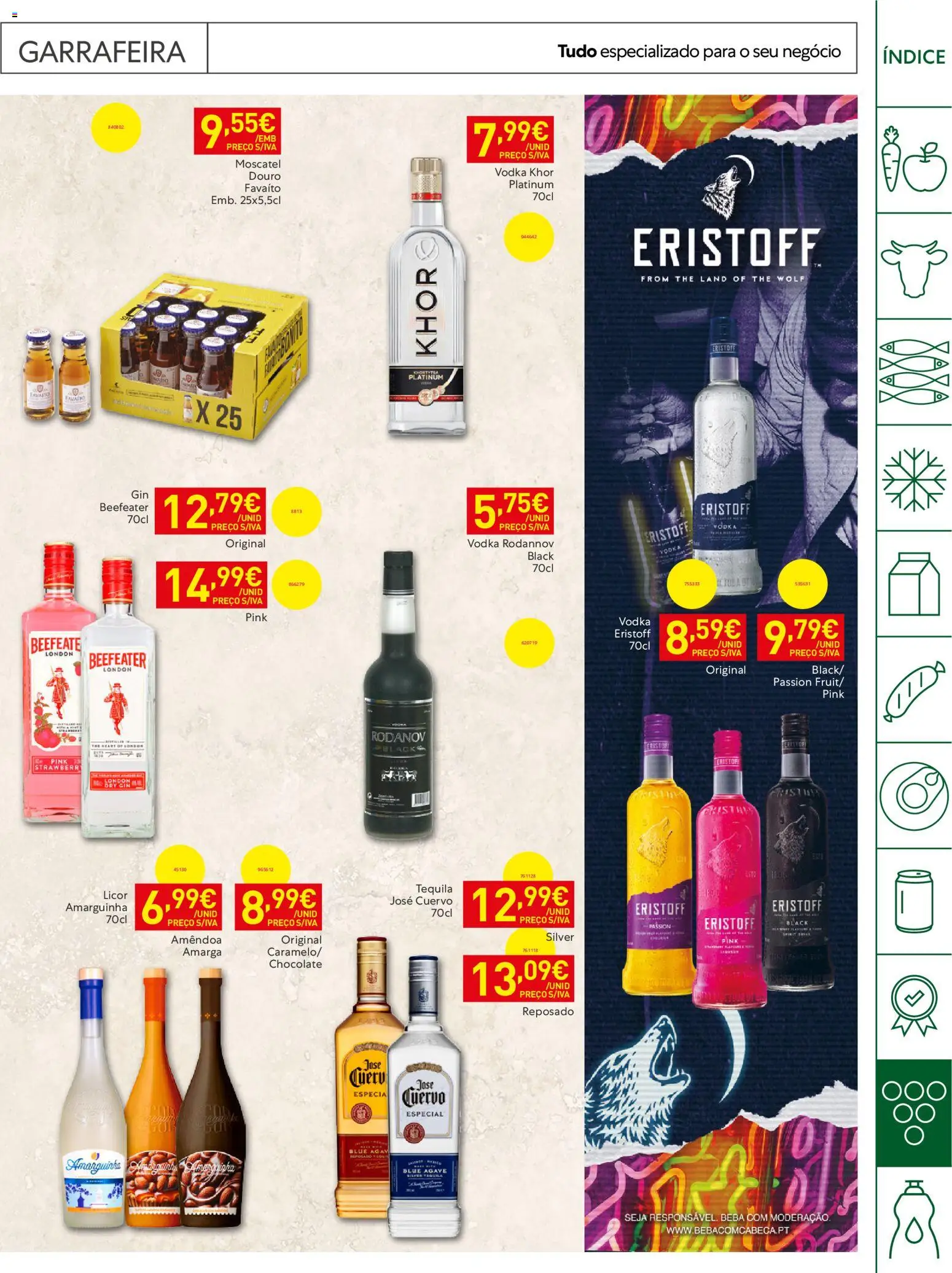 Recheio Horeca Madeira │ válido de 15/09/2026 | Página: 25 | Produtos: Licor, Chocolate, Tequila, Agave