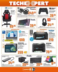 Anteprima del volantino Ipercoop volantino Expert valido a partire dal 04.06.2026 | Pagina: 4 | Prodotti: Stampante, Tastiera, Stampa, Samsung