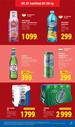 Lidl akciós újság - amely érvényes a következő dátumtól: 2026.07.23. | Oldal: 67