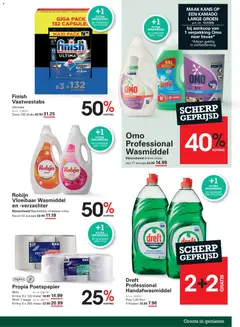 Sligro Food - Voorbeeld van een folder van Sligro, geldig van 02/07/2026 | Pagina: 49 | Producten: Fles, Papier, Wasmiddel, Robijn