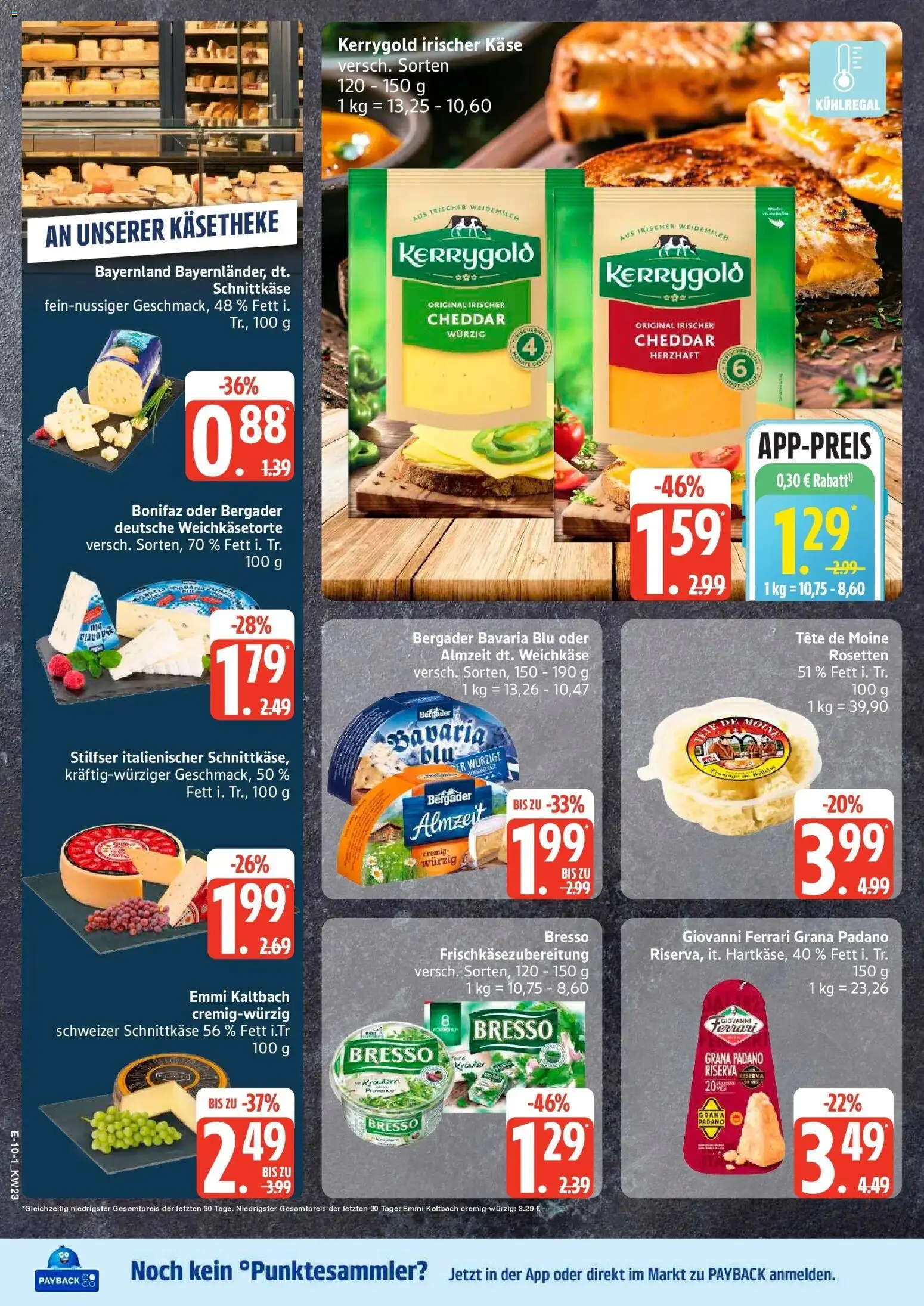 Edeka prospekt Elmshorn – gültig ab 01.06.2026 | Seite: 12 | Produkte: Käse, Bresso