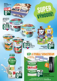 COOP Jednota leták platný od 30.04.2026 | Strana: 23 | Produkty: Jogurt, Sodastream, Kiwi, Kakao