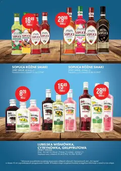 Pogląd oferty "Al.Capone gazetka" - ważna od 07.09.2026 | Strona: 20 | Produkty: Smoczy owoc, Soplica, Wiśniówka, Soplica Pigwowa