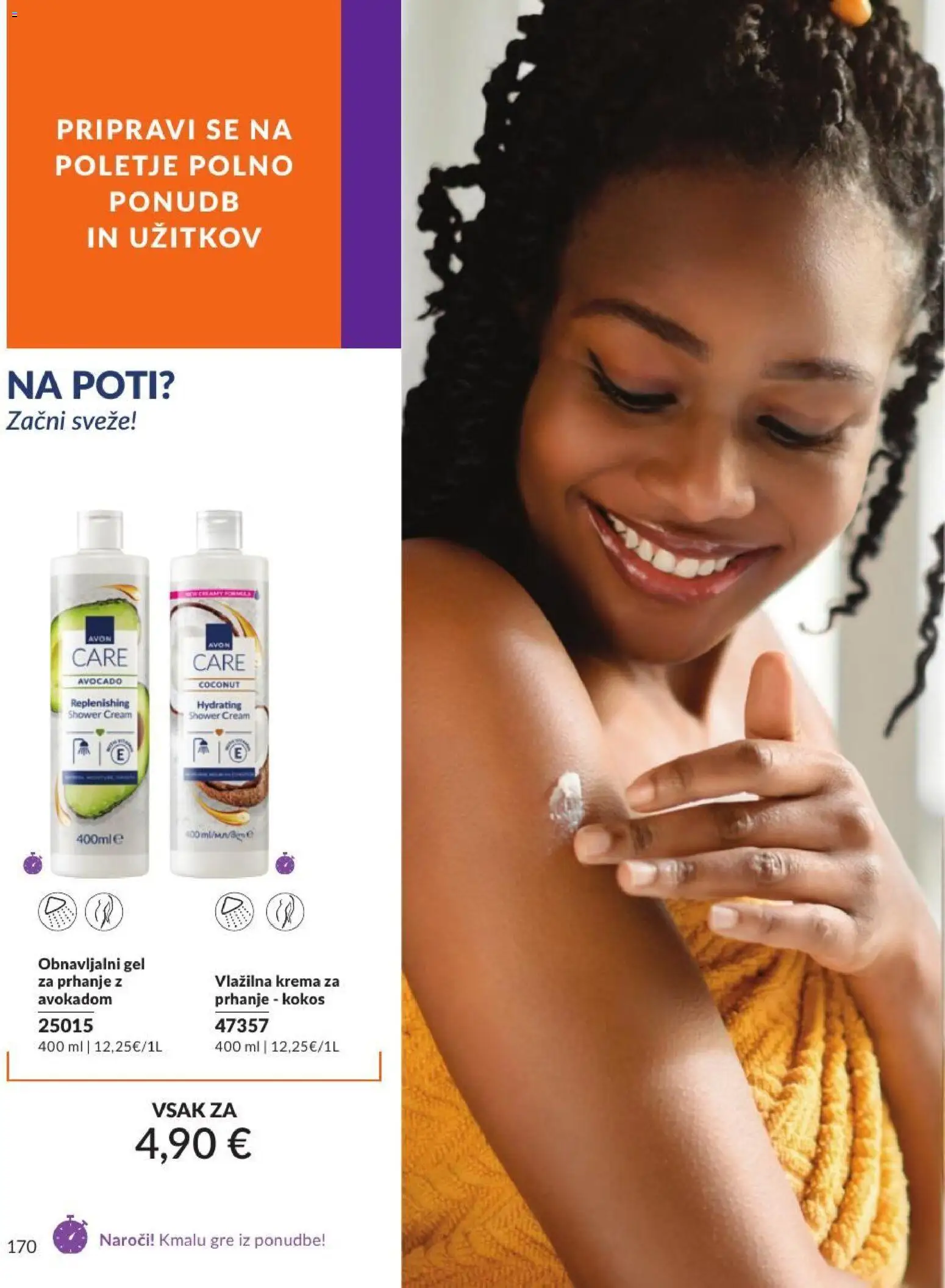 Novi Avon katalog ponudbe – veljaven od 30.06.2026 | Stran: 170 | Izdelki: Gel za prhanje, Krema