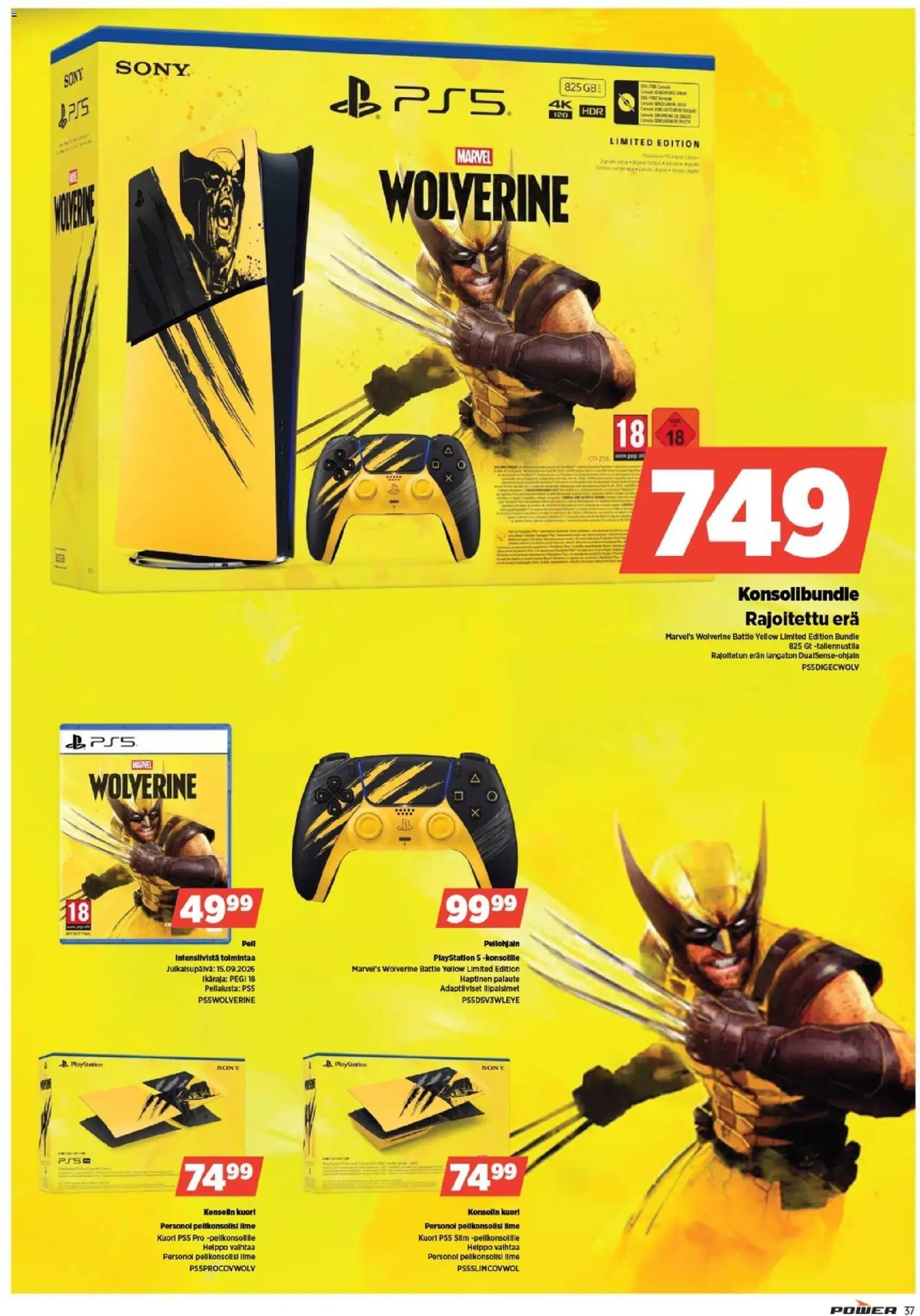 Power tarjoukset – voimassa 21/09/2026 alkaen | Sivu: 37 | Tuotteet: Playstation