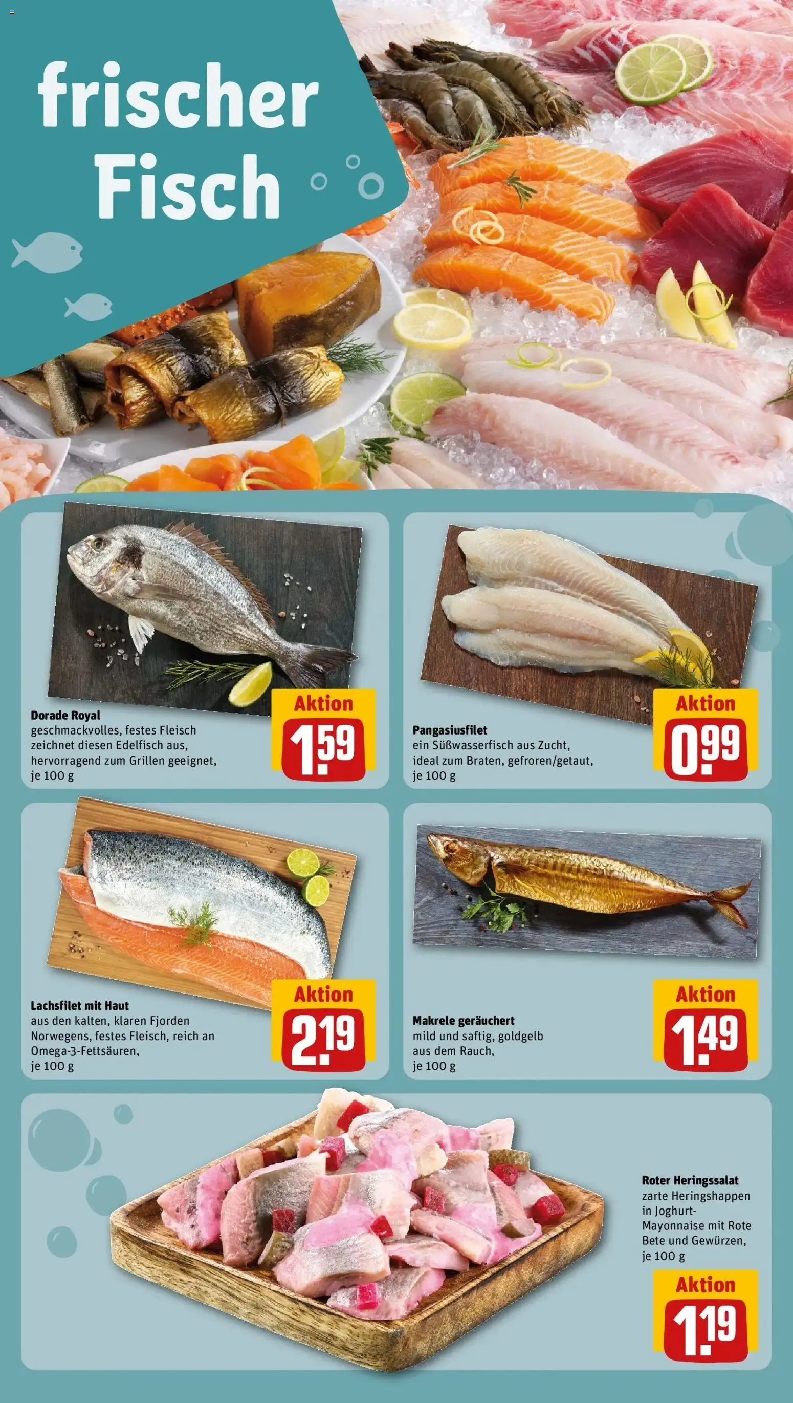 REWE Prospekt ab 26.10.2026 zum Blättern » Angebote | Seite: 32 | Produkte: Dorade, Joghurt, Fisch, Mayonnaise