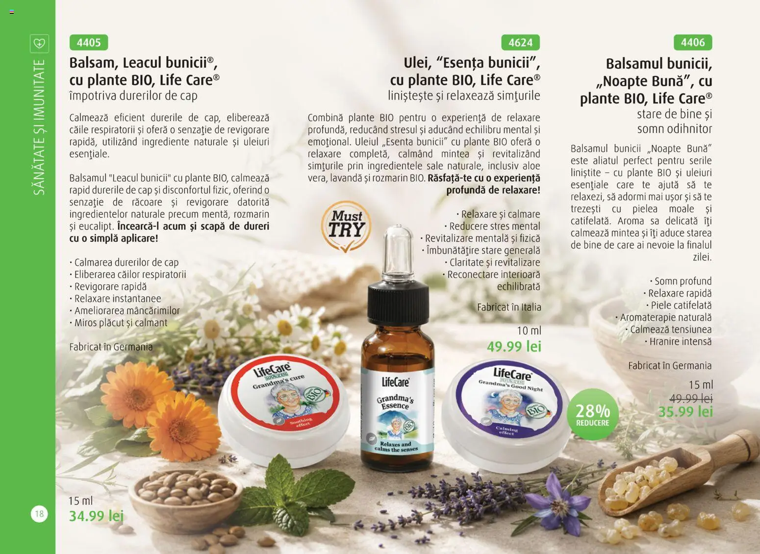 Noul catalog Life Care – valabil de la 01.10.2026 | Pagină: 20 | Produse: Bio