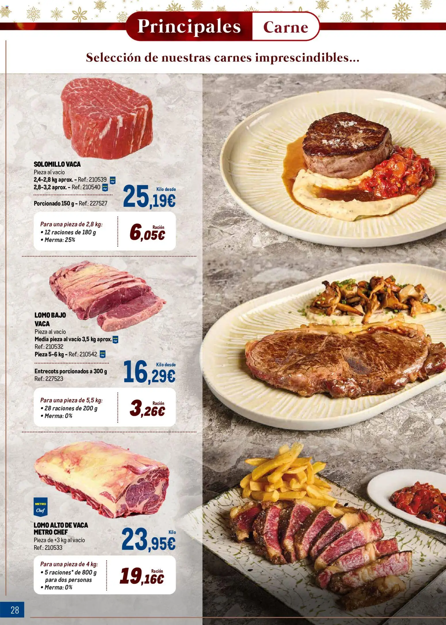 Makro Navidad │ válido desde el 08/10/2026 | Página: 28 | Productos: Lomo, Carne