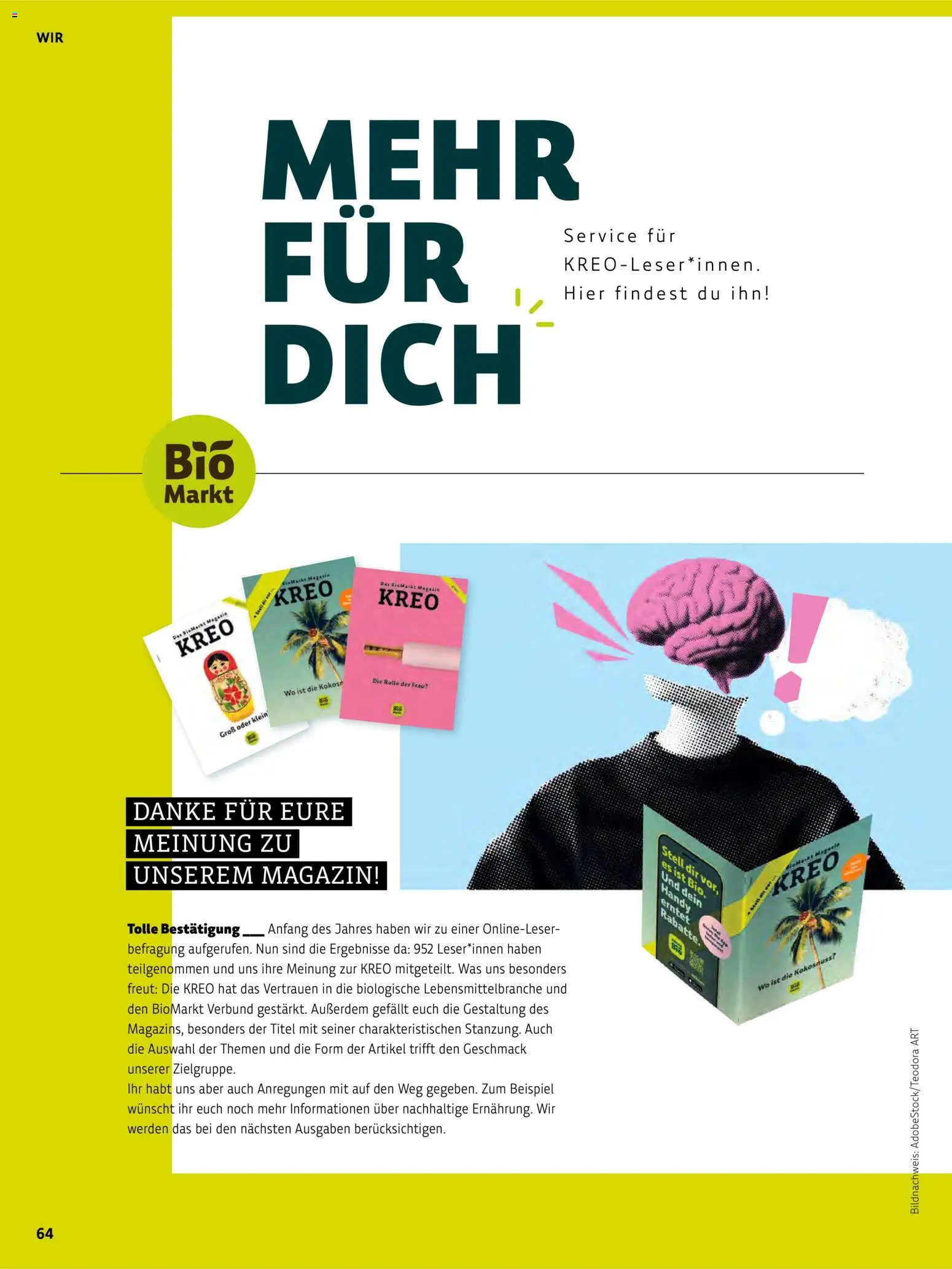 Denns BioMarkt Kreo Magazin – gültig ab 17.07.2026 | Seite: 64 | Produkte: Magazin