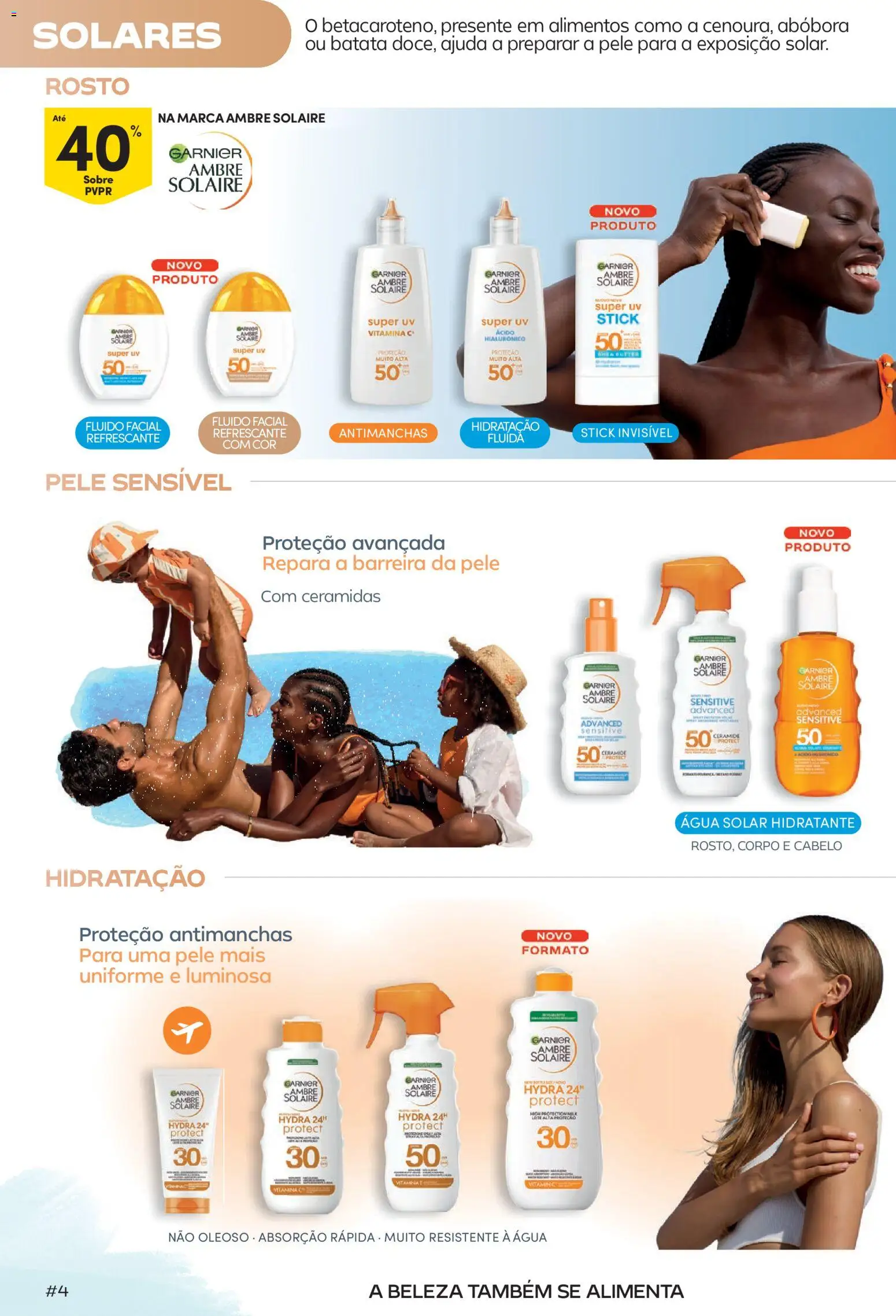 Continente Beleza Brilho com sabor a verão │ válido de 07/07/2026 | Página: 4 | Produtos: Agua, Batata, Abóbora, Vitamina c