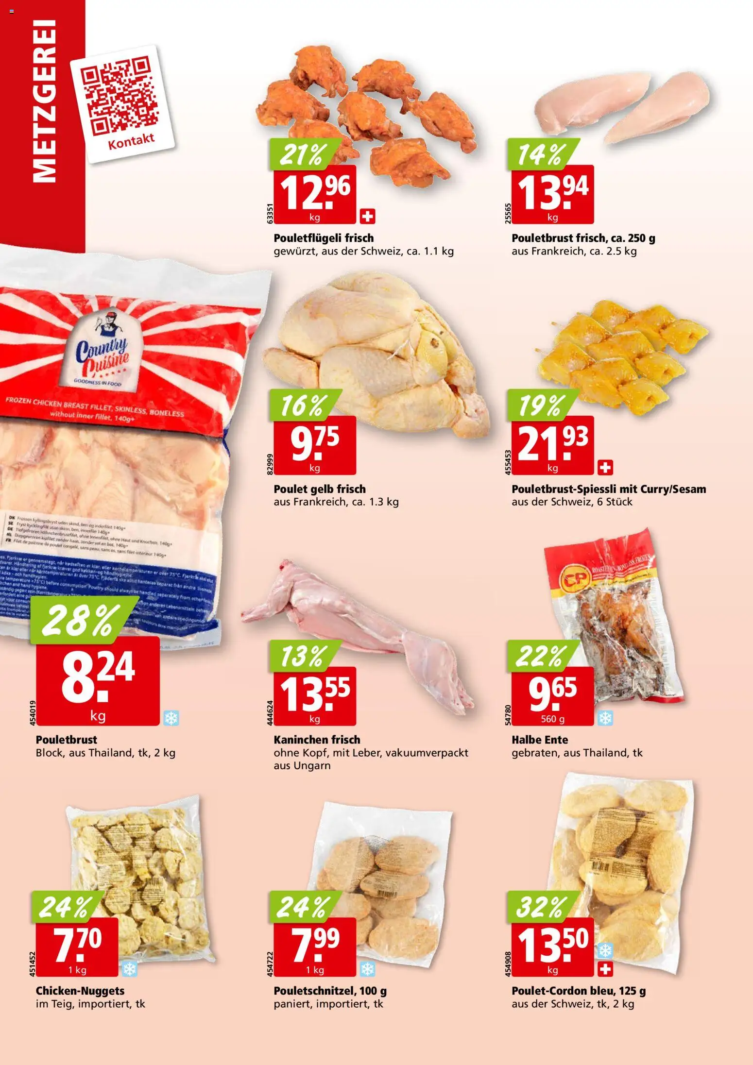 Aligro aktionen Schlieren, Gossau SG, Frauenfeld, Rapperswil-Jona, Sargans, Bern – gültig ab 03.08.2026 | Seite: 6 | Produkte: Pouletbrust