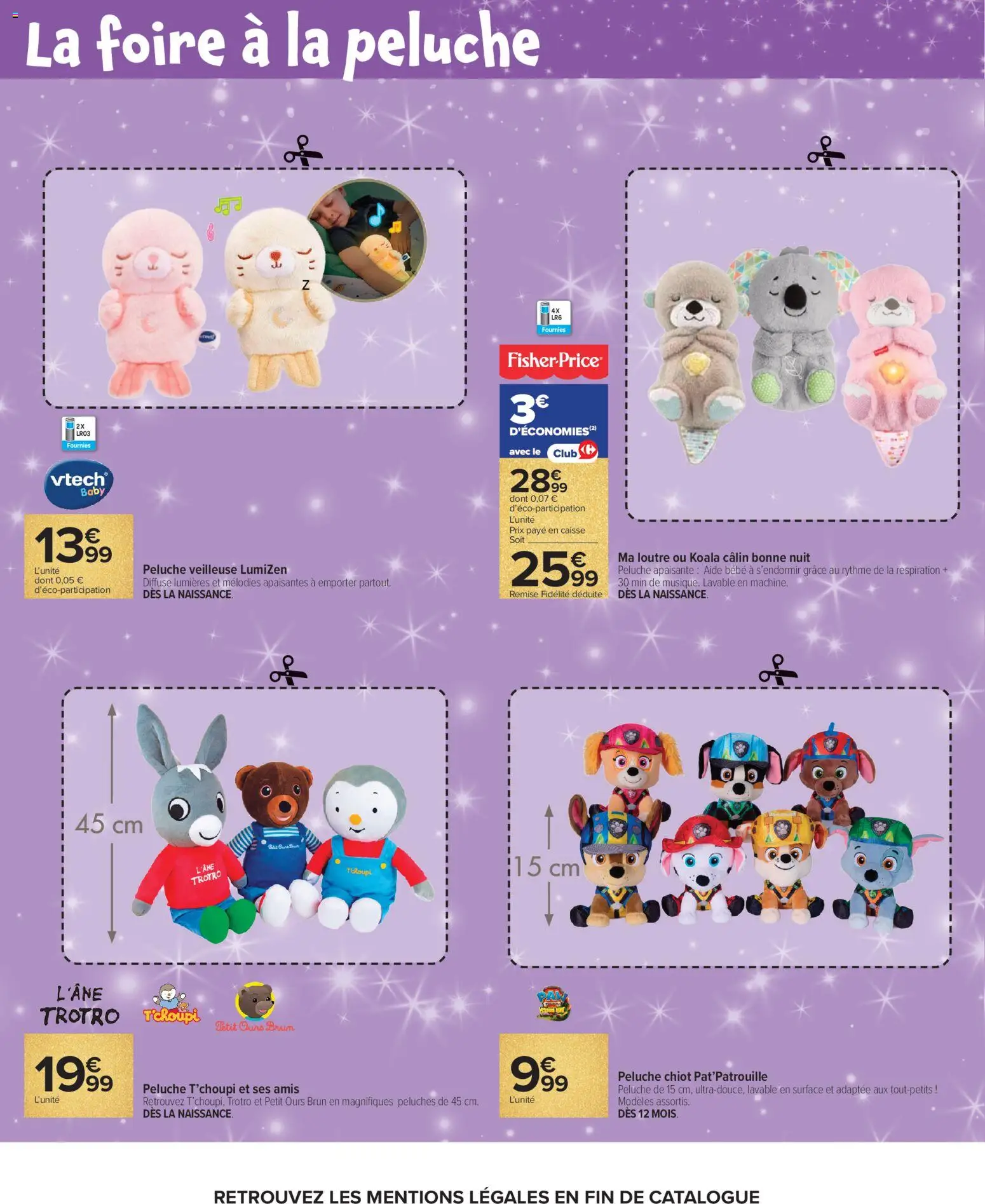 {H1} | Page: 18 | Produits: Peluches, Peluche, Veilleuse
