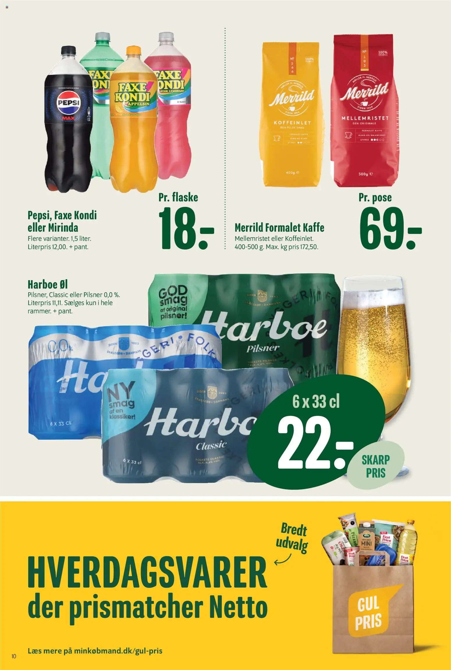 Min Købmand tilbudsavis – gyldig fra 10/07/2026 | Side: 12 | Produkter: Æg, Kaffe, Øl, Pepsi