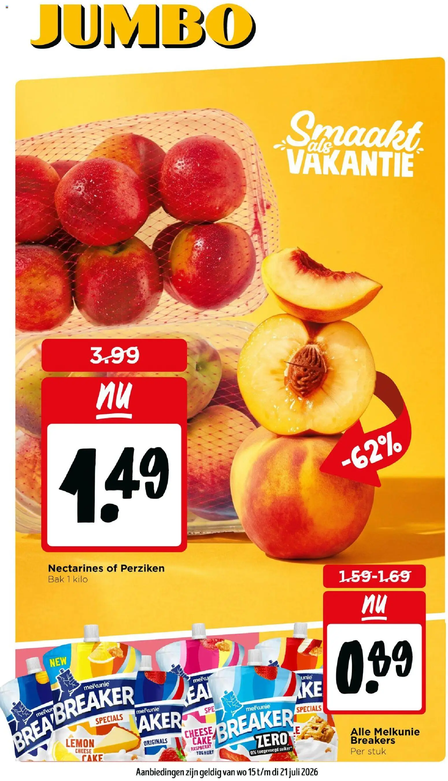 {H1} | Pagina: 1 | Producten: Nectarines, Yoghurt, Cake, Perziken