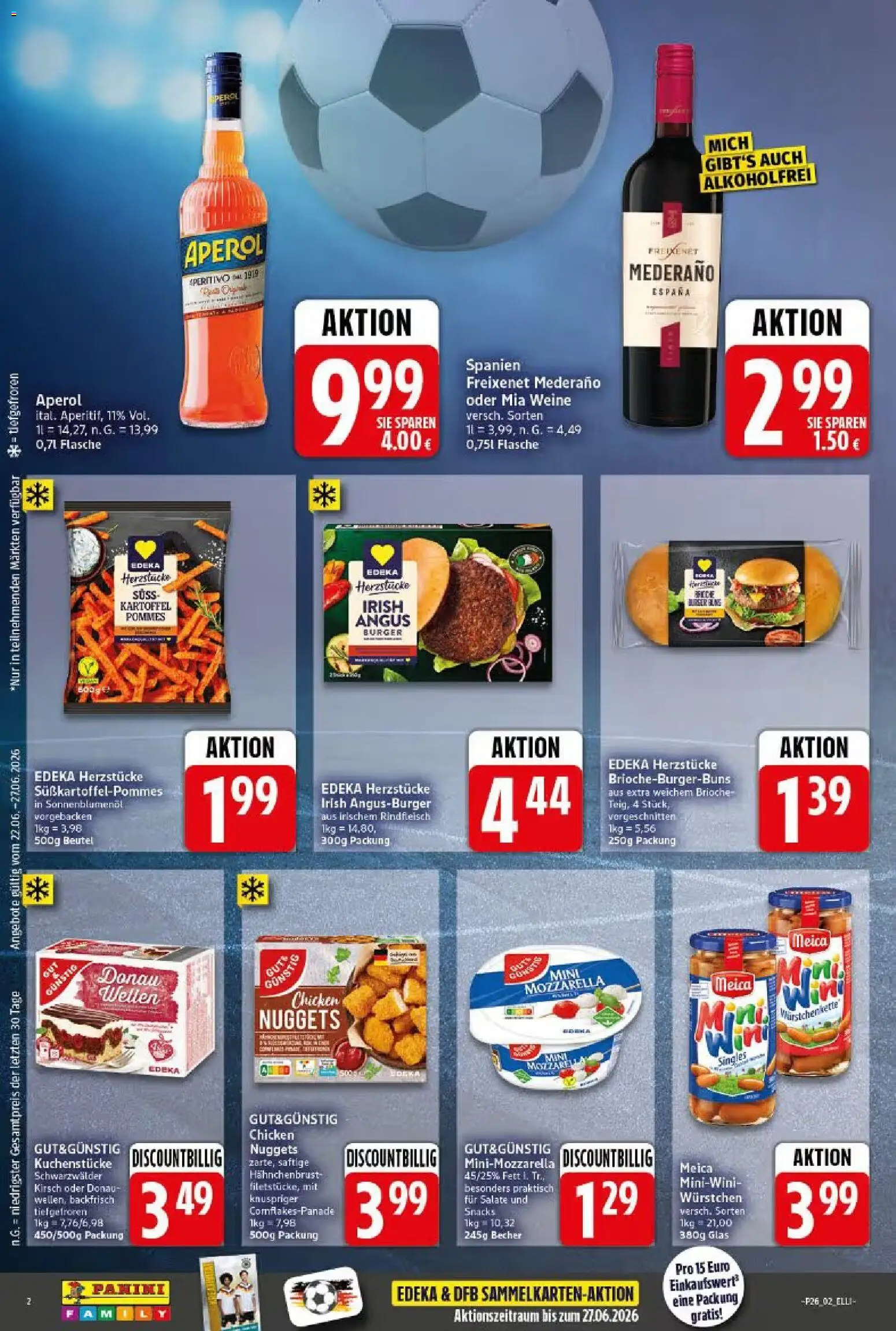 Elli Markt Prospekt Langenberg – gültig ab 22.06.2026 | Seite: 2 | Produkte: Freixenet, Pommes, Burger, Hahnchenbrust