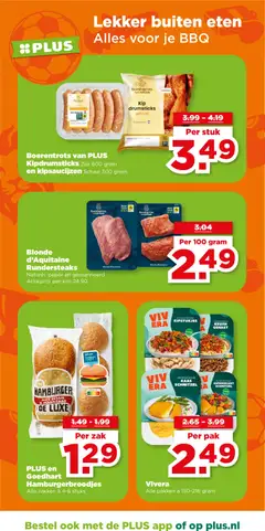 Plus folder week 25 - Voorbeeld van een folder van Plus, geldig van 17.06.2026 | Pagina: 8 | Producten: Hamburger, Schnitzel, Peper, Broodjes