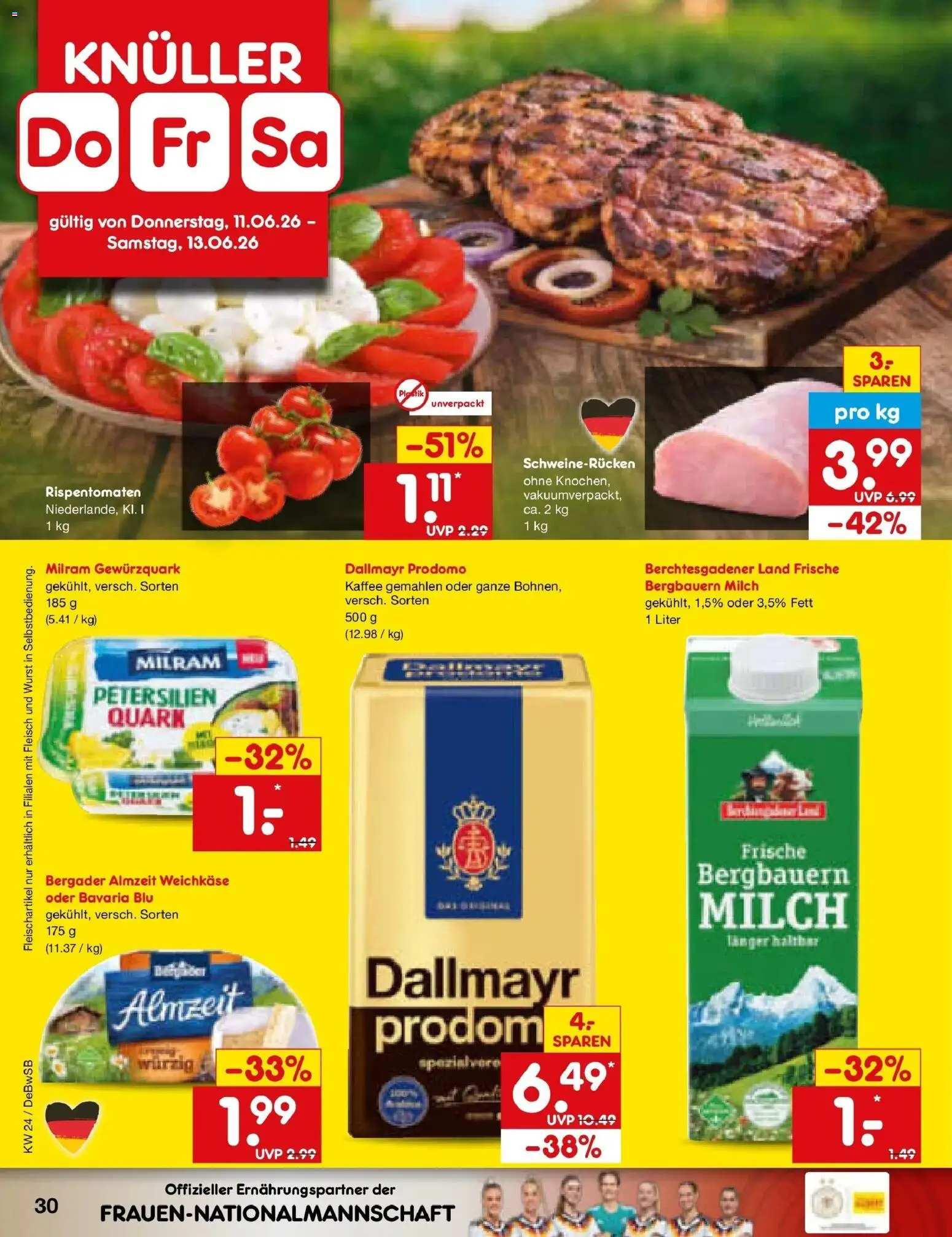 Netto Marken-Discount Prospekt Waiblingen-Bittenfeld – gültig ab 08.06.2026 | Seite: 46 | Produkte: Kaffee, Milram, Wurst, Fleisch