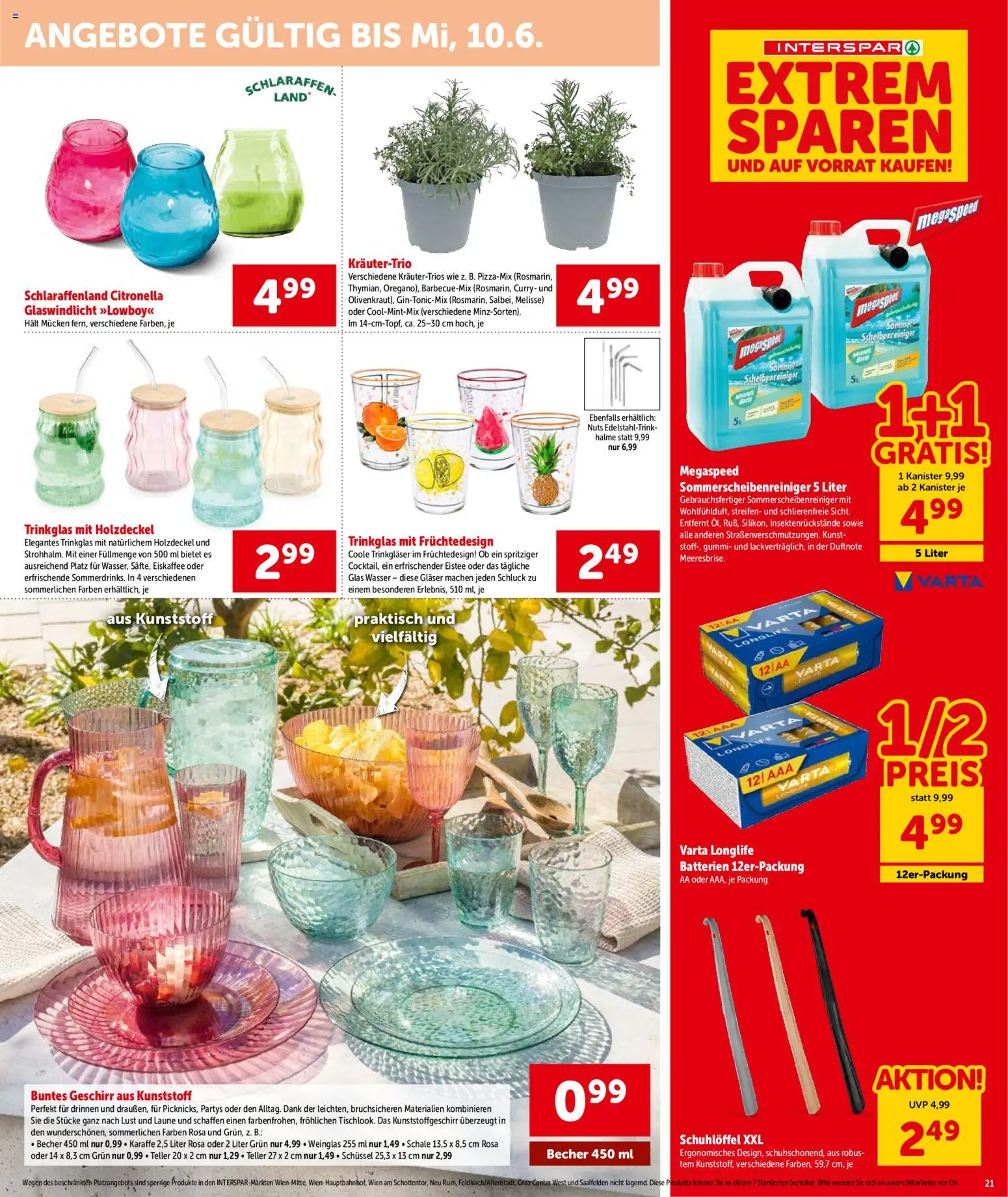 Interspar Flugblatt - Kärnten gültig ab 21.05.2026 | Seite: 22 | Produkte: Wasser
