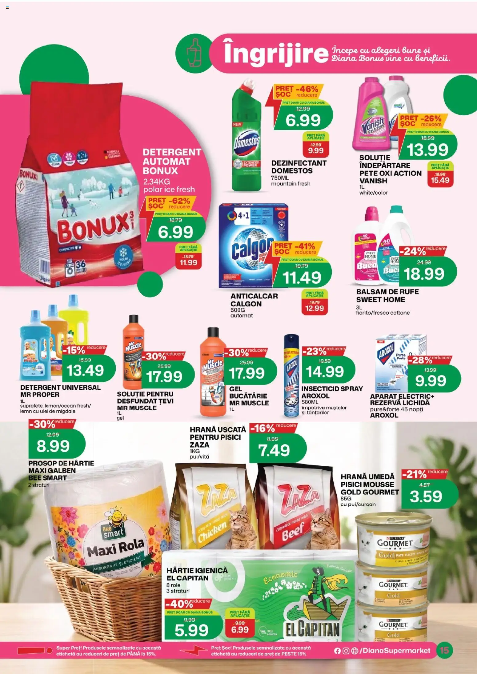 Noul catalog Diana – valabil de la 16.07.2026 | Pagină: 14 | Produse: Bucătărie, Balsam, Ulei, Pește