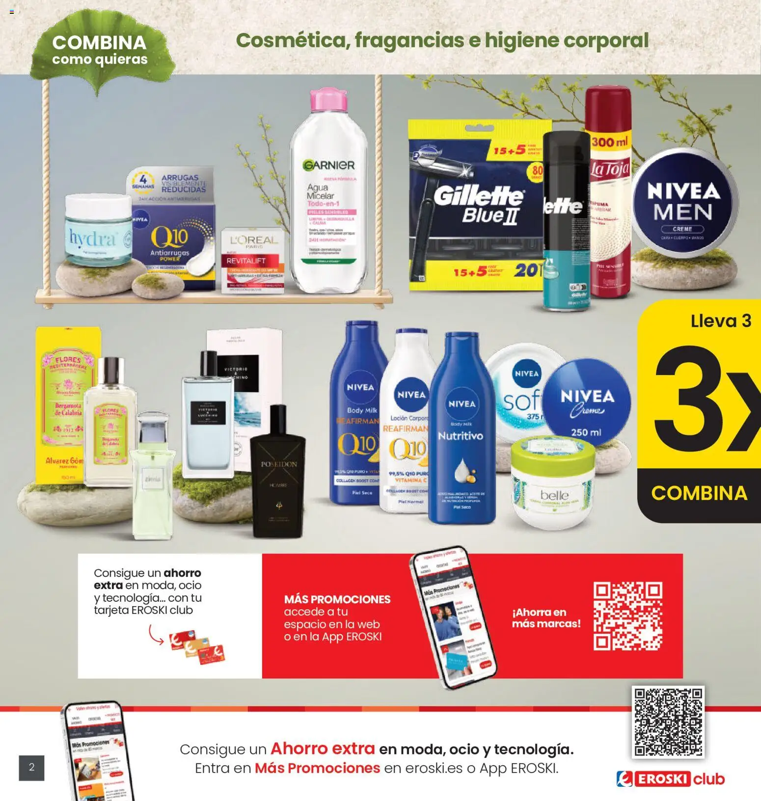 Eroski 3x2 En toda la perfumería y la parafarmacia │ válido desde el 30.04.2026 | Página: 2