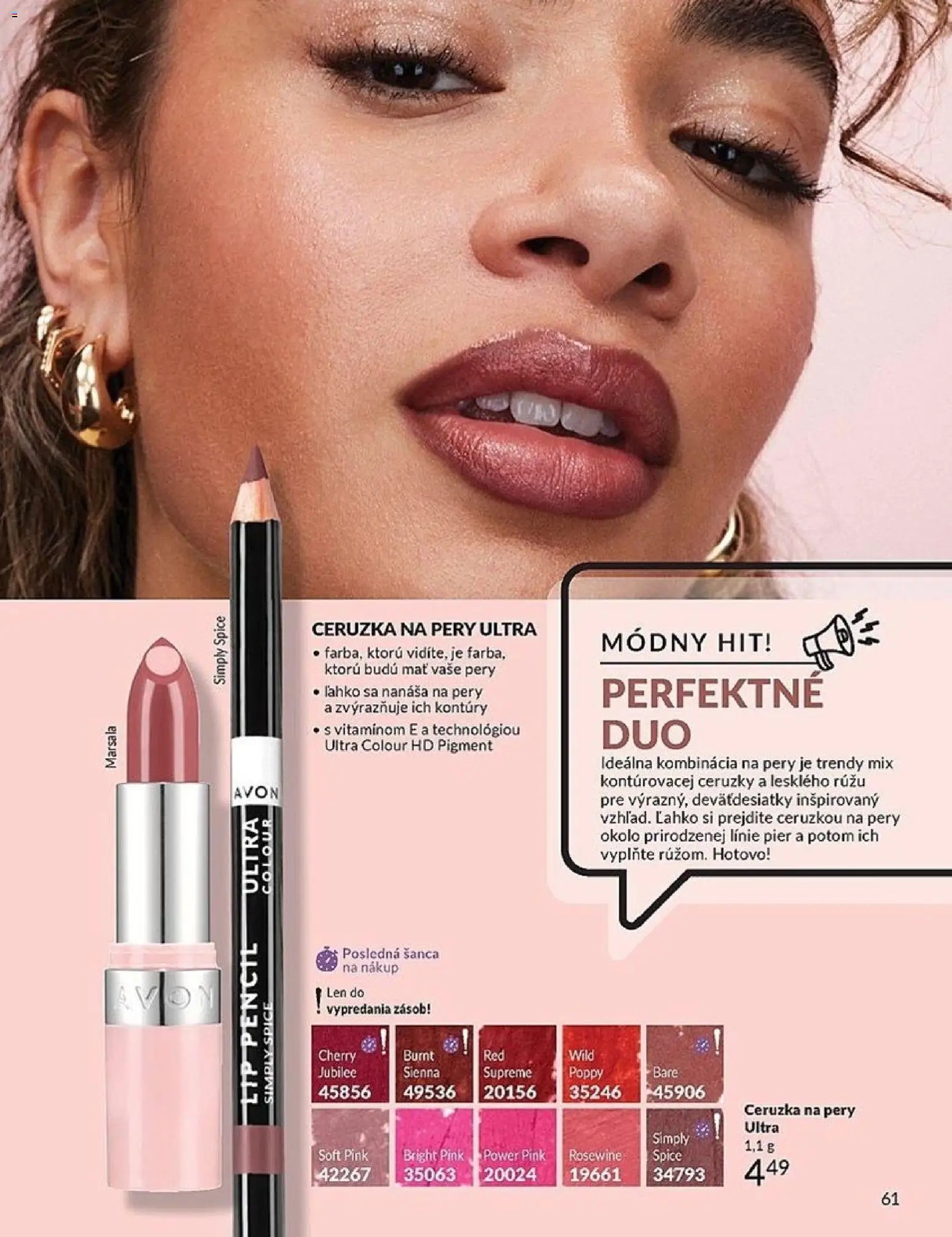 Nové Avon akcie – leták je platný od 01.06.2026 | Strana: 61 | Produkty: Ceruzka
