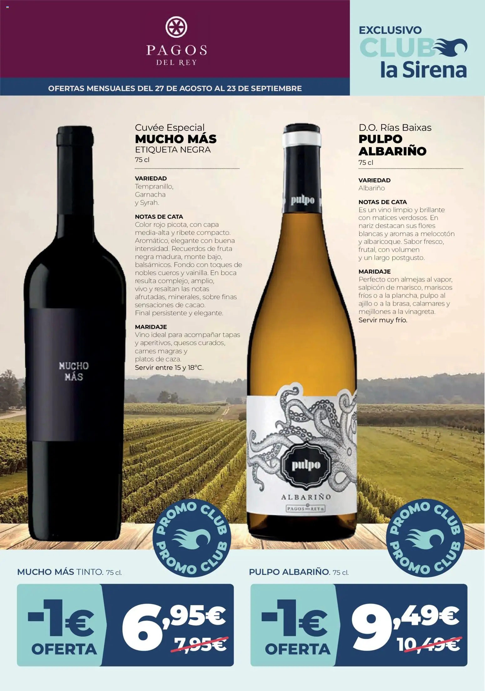 La Sirena folleto │ válido desde el 27/08/2026 | Página: 11 | Productos: Fruta, Calamares, Vino, Flores