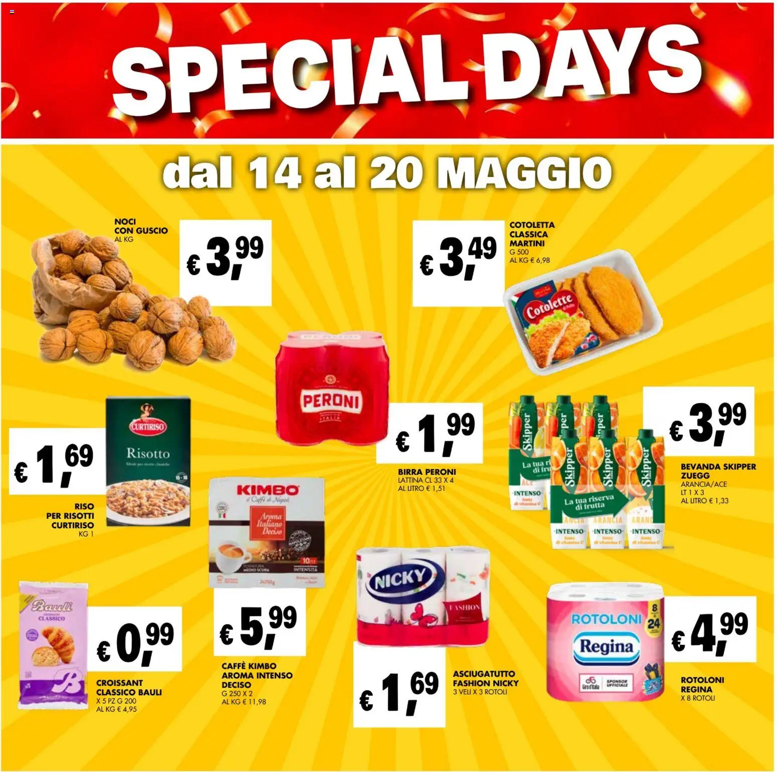 Volantino Coal del 07.05.2026 | Pagina: 31 | Prodotti: Birra, Riso, Arancia, Croissant