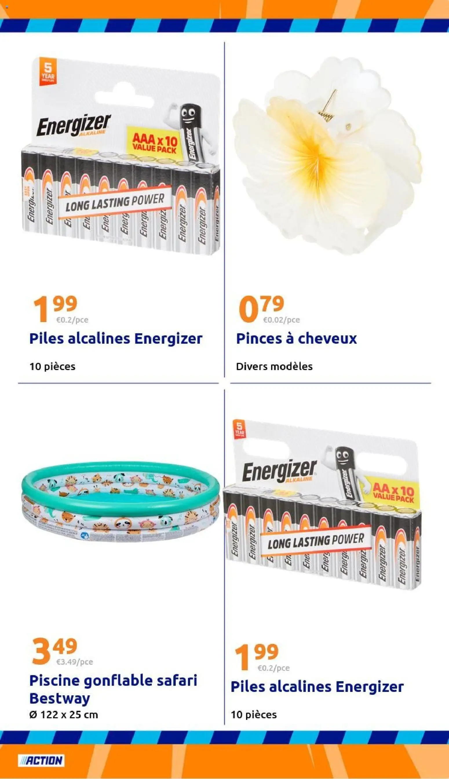 {H1} | Page: 25 | Produits: Pinces, Piscine gonflable, Piles