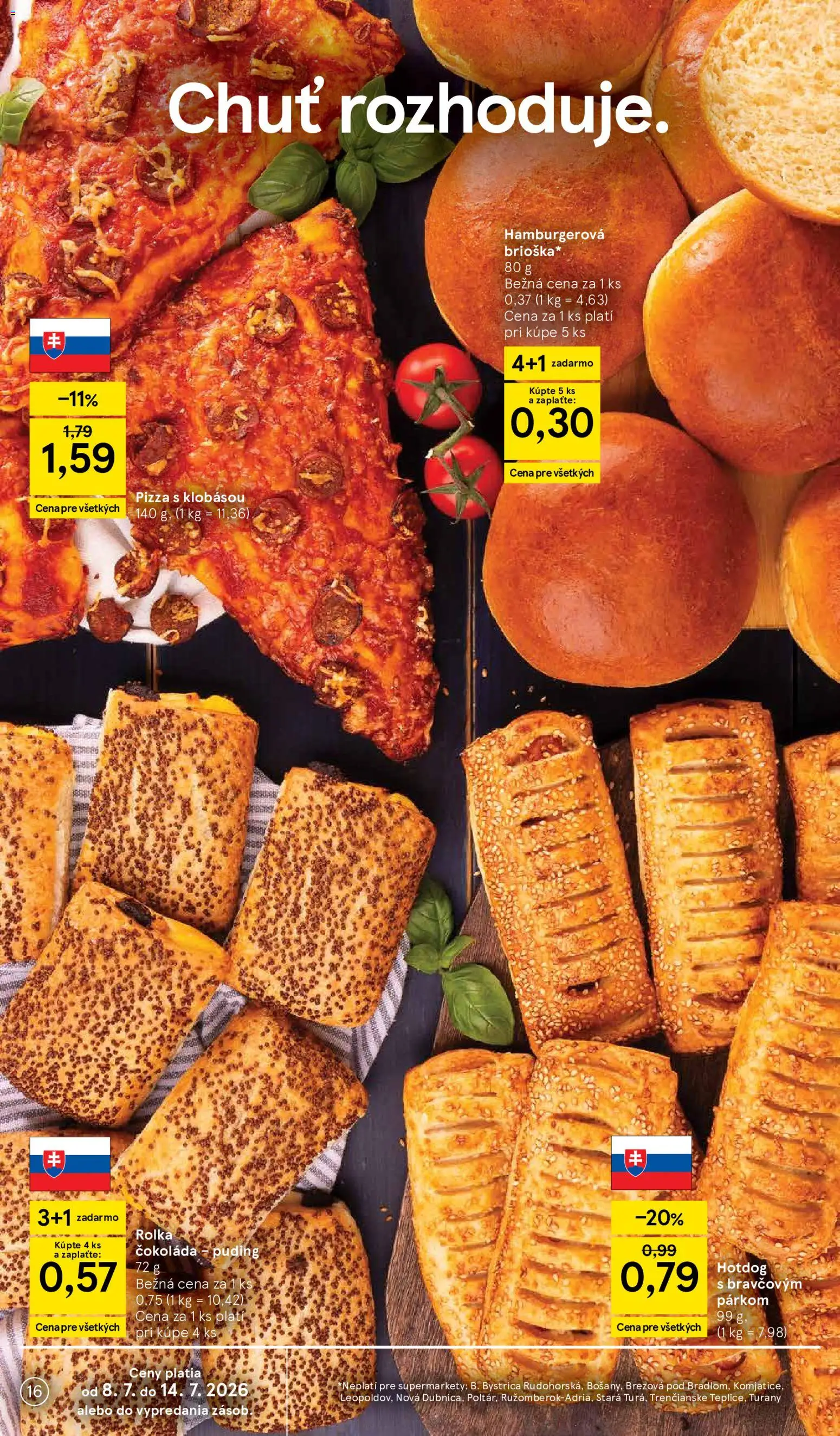 Nové Tesco akcie – leták je platný od 08.07.2026 | Strana: 16