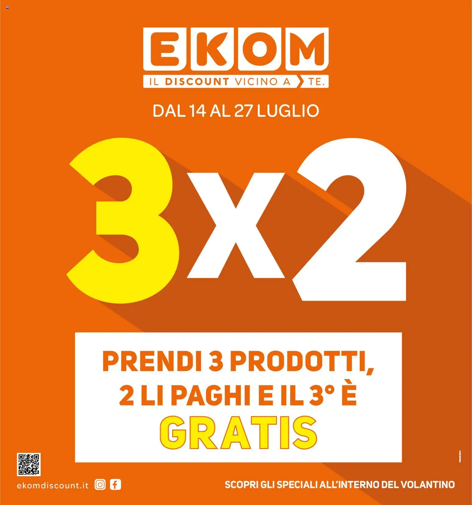 Volantino Ekom del 14/07/2026 | Pagina: 1
