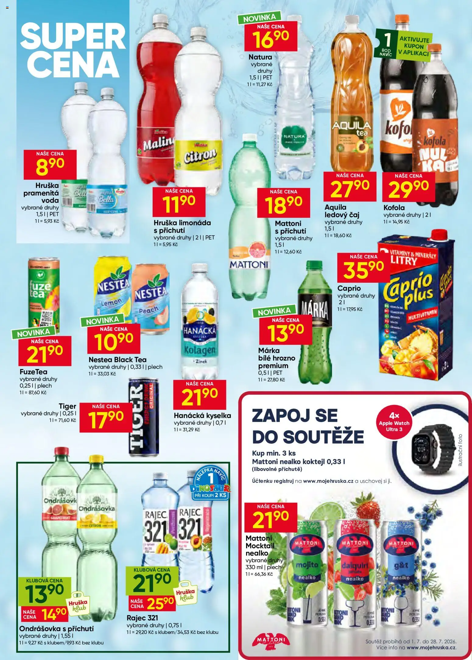 Hruška leták od 08.07.2026 | Strana: 10 | Produkty: Čaj, Plech, Kolagen, Kofola