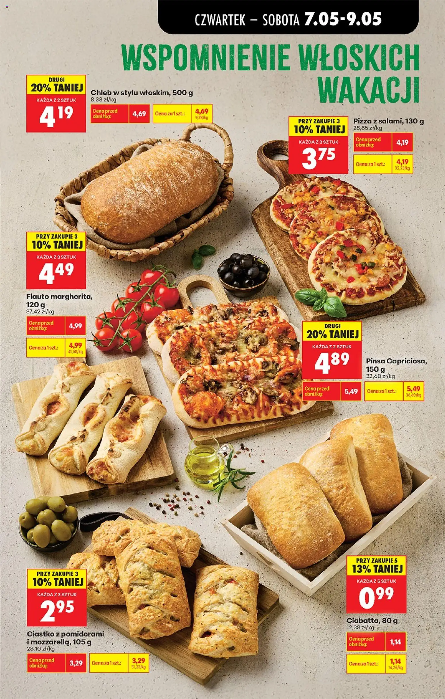 Biedronka Polsko leták - Codziennie niskie ceny od 07.10.2026 | Strana: 37 | Produkty: Chléb, Pizza, Pinsa