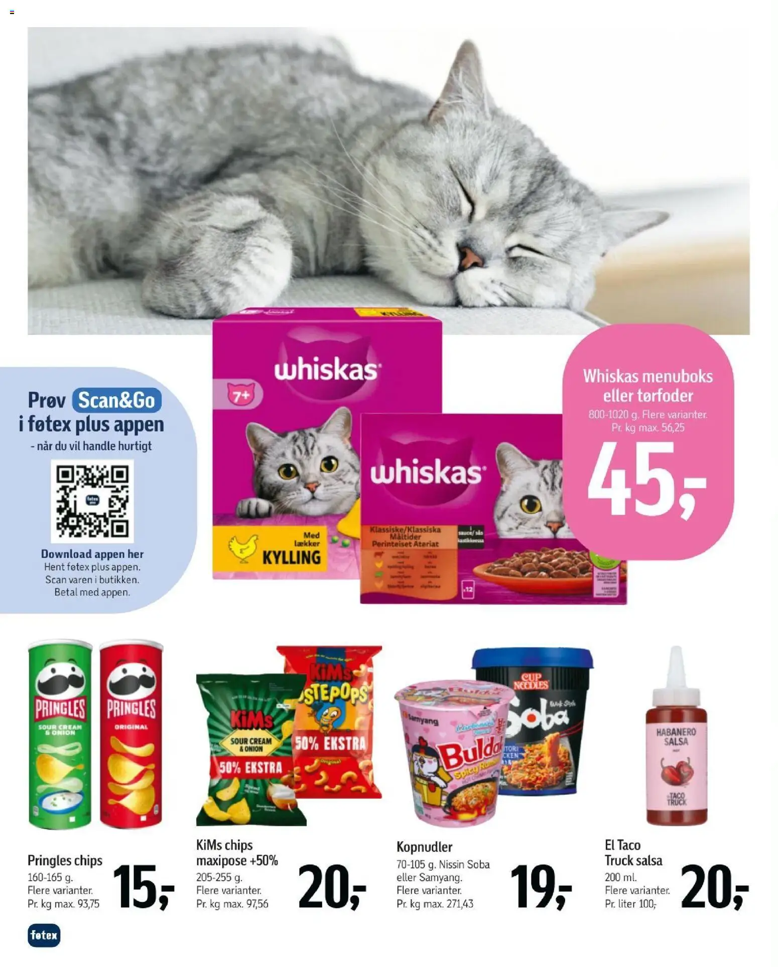 Føtex tilbudsavis – gyldig fra 31/07/2026 | Side: 47 | Produkter: Chips, Kopnudler, Salsa, Taco