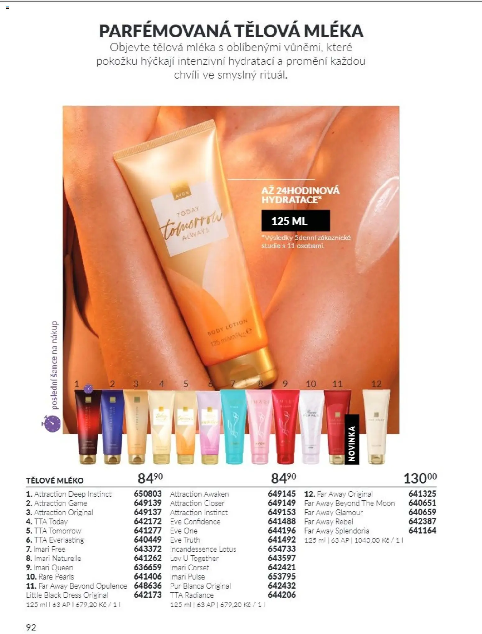Avon Katalog 10/2026 od 01.10.2026 | Strana: 92 | Produkty: Tělové mléko, Mléko, Body, Lotus
