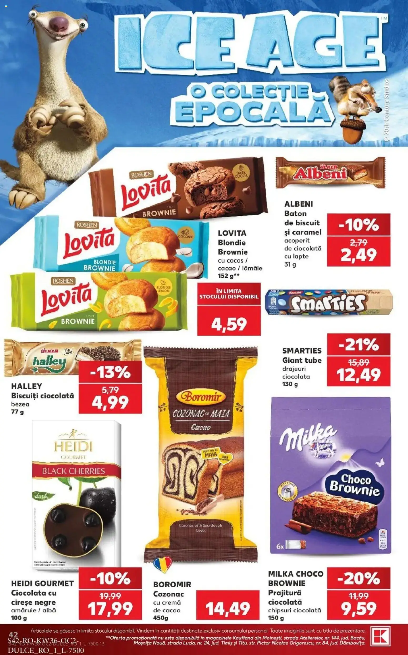 Kaufland Viseu de Sus 02.09.2026 - Revista si Oferta | Pagină: 42 | Produse: Prăjitură, Lapte, Cremă, Cireșe