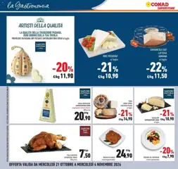 Anteprima del volantino BRASATO DI MANZO a banco gastronomia, BRASATO DI MANZO a banco gastronomia valido a partire dal 21/10/2026 | Pagina: 22 | Prodotti: Pollo, Grana Padano, Gorgonzola, Pollo arrosto
