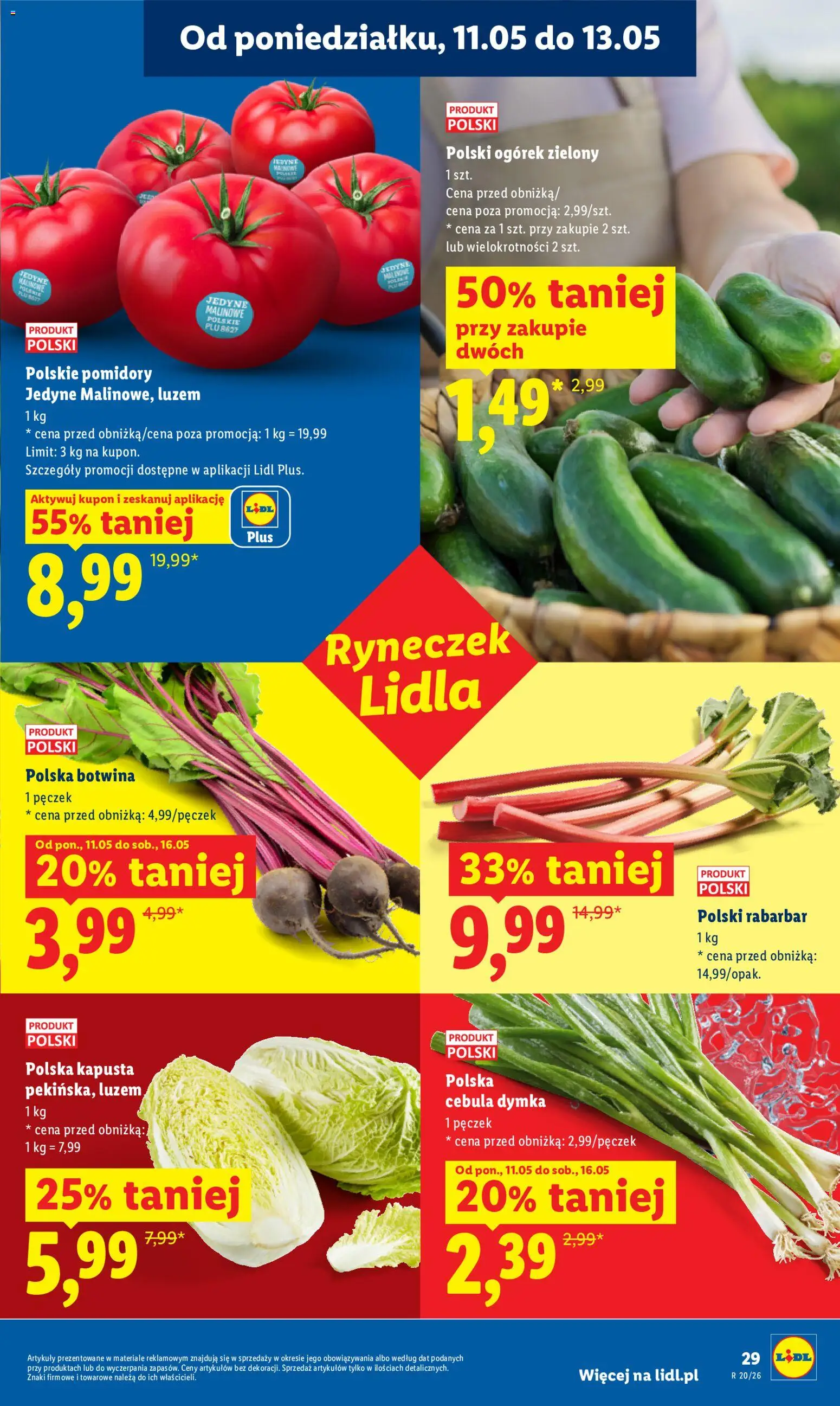 Lidl Polsko leták od 11.05.2026 | Strana: 29 | Produkty: Kapusta